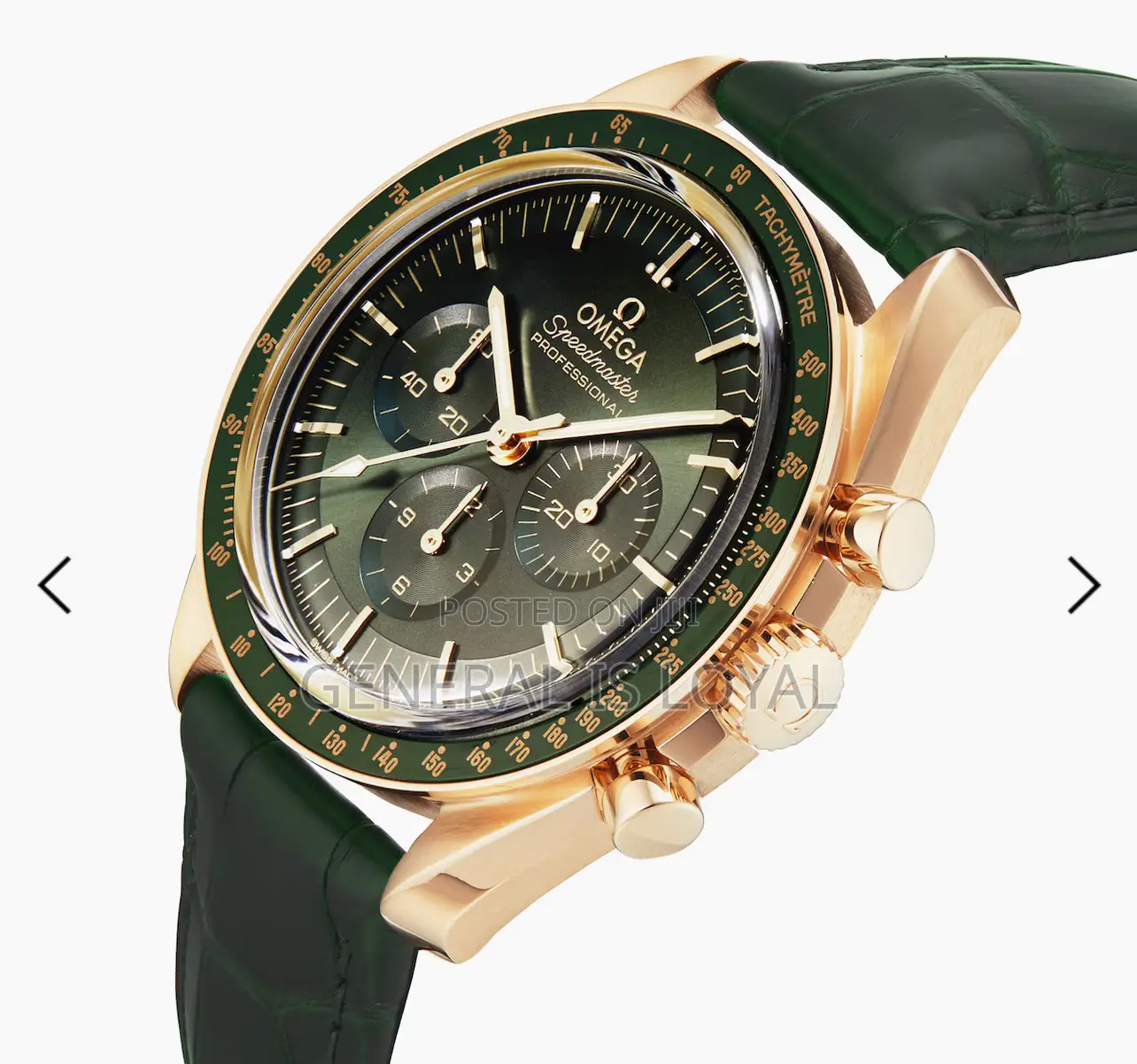 Omega Speed Master Green Dial Chronograph
