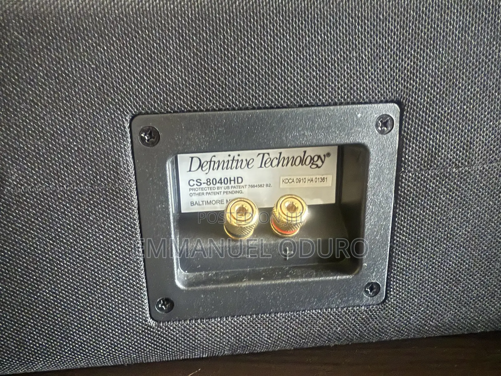 Definitive Technology Studiomonitor 350 (2) and Cs-8040hd Center