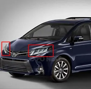 Toyota Sienna Headlights Pair 2015-2020