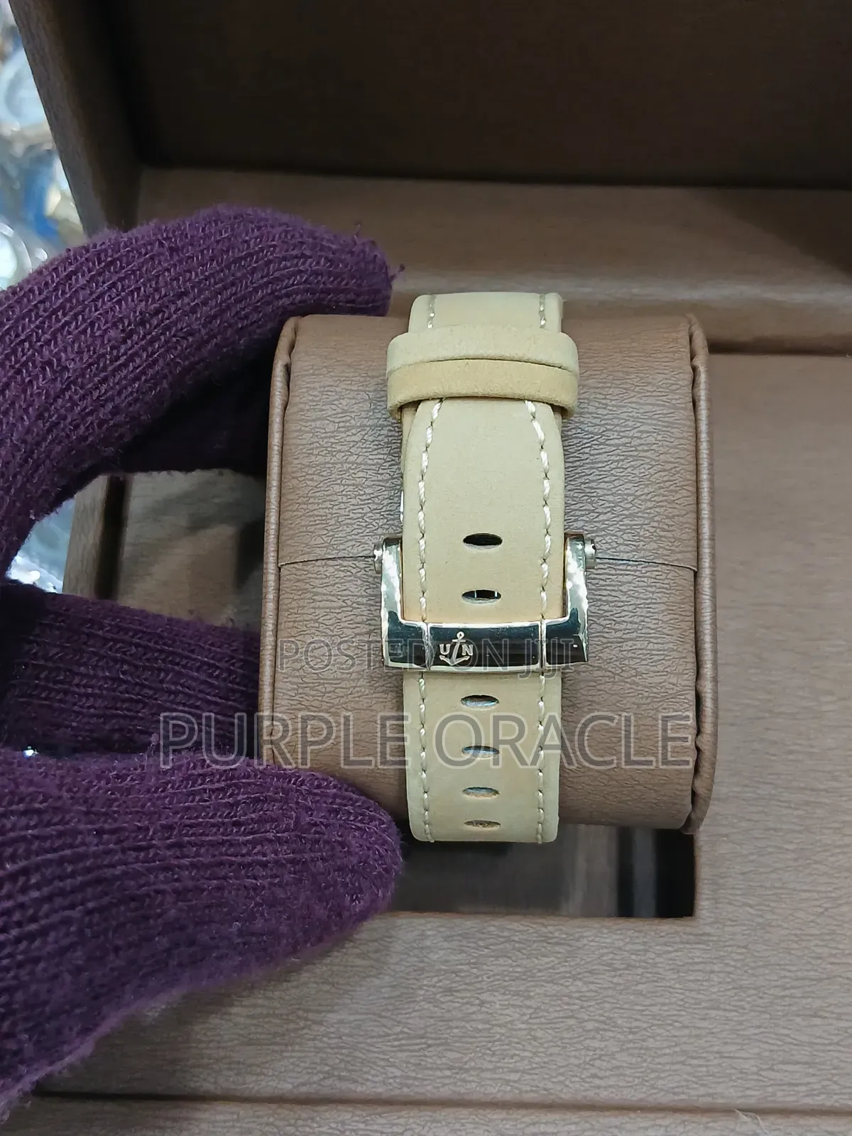 Nardin Genuine Leather Timepiece for Gents