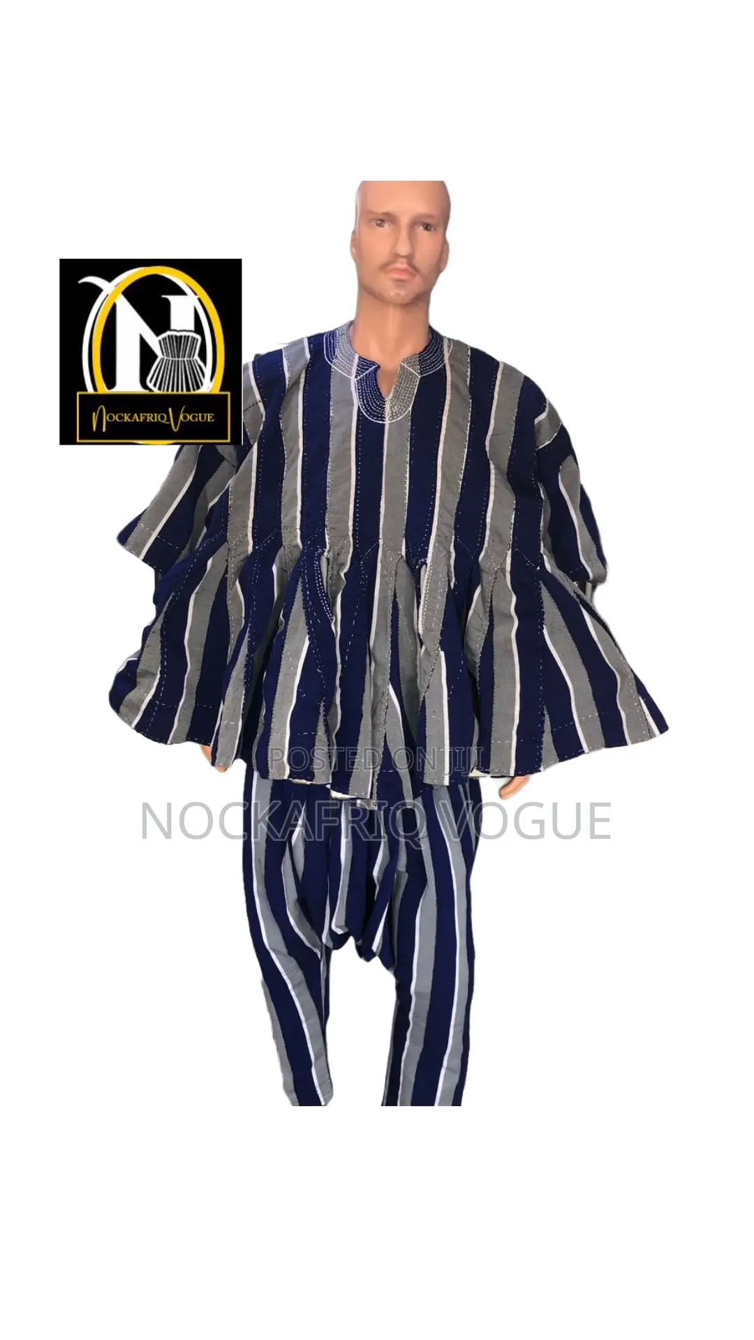 Hand Sewn Smock Top and Down 4 - 3 Piece