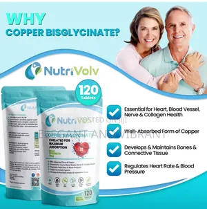 Copper Bisglycinate 3mg - Chelated 3,000mcg Immune Heart