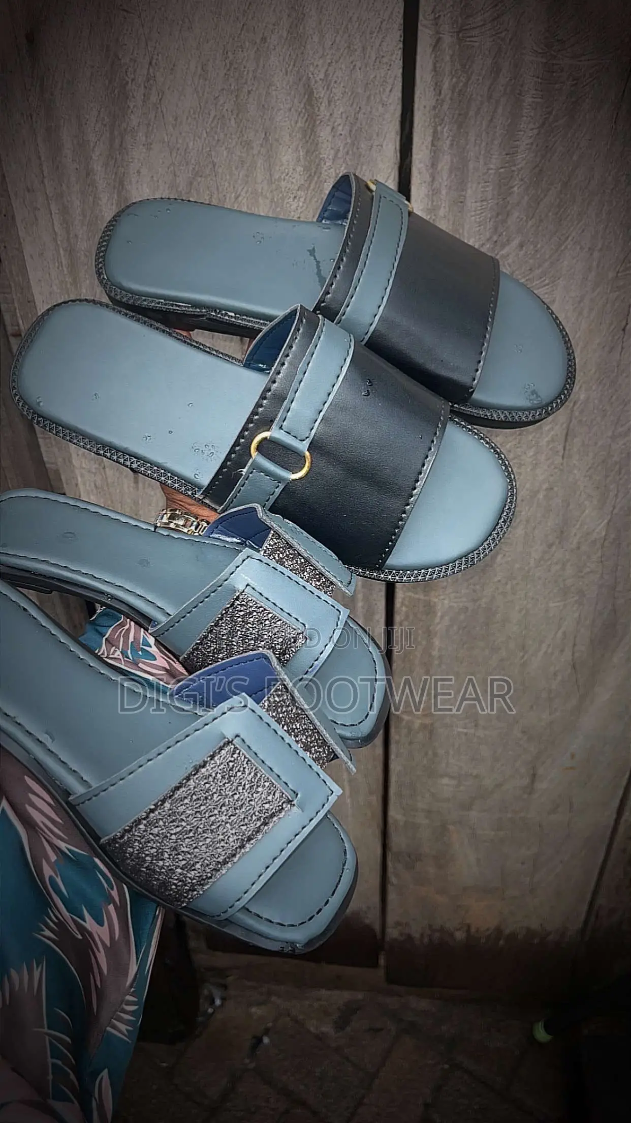 Awarepa Blue Leather Couple Combo