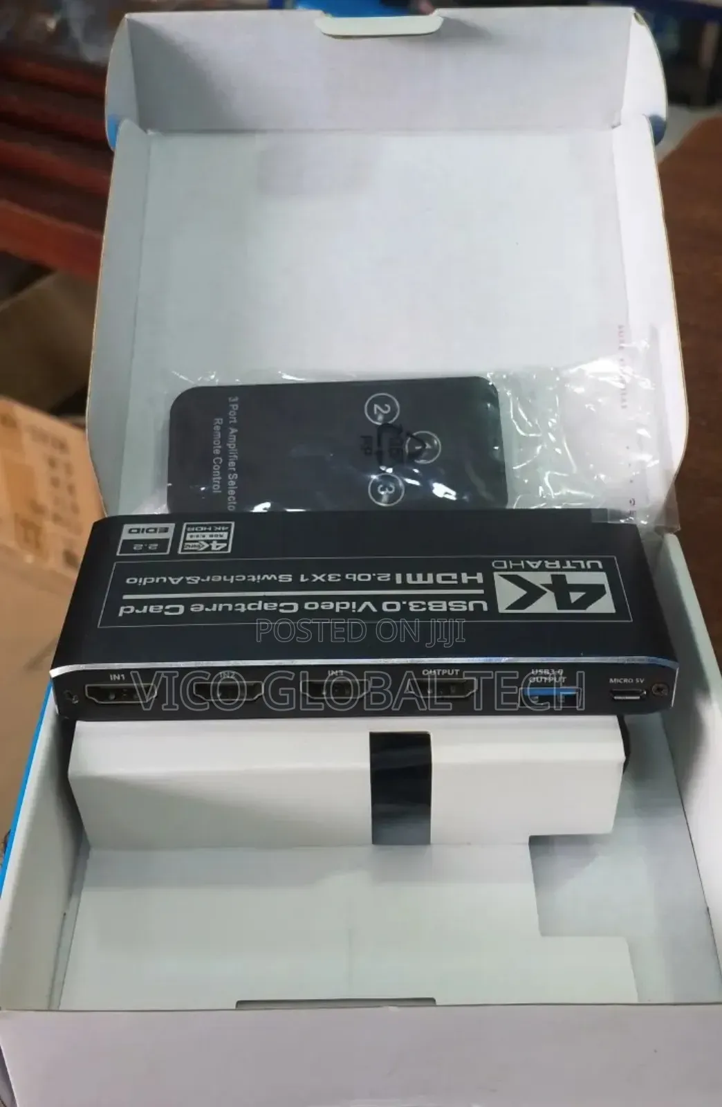 Usb 3.0 Hdmi Capture Card 3x1 Ultra Hd