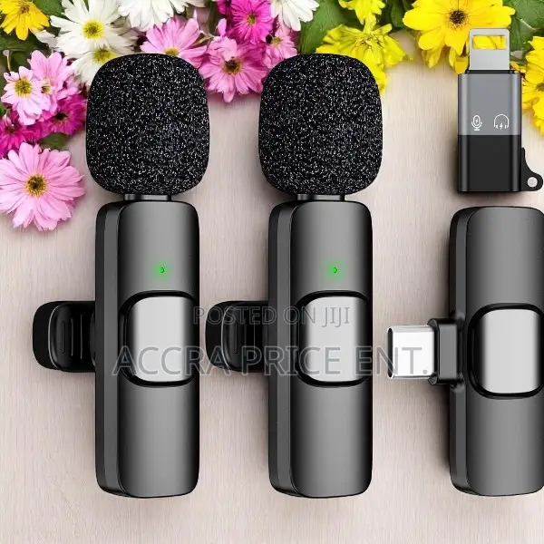 Wireless Lavalier Mini Microphone for Android Type C iPhone