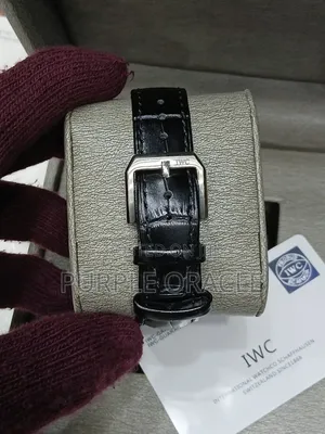Iwc Genuine Leather Timepiece for Gentlemen