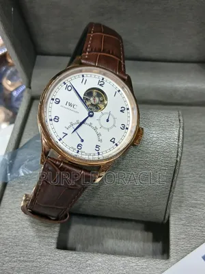 Iwc Authentic Leather Watch for Gents