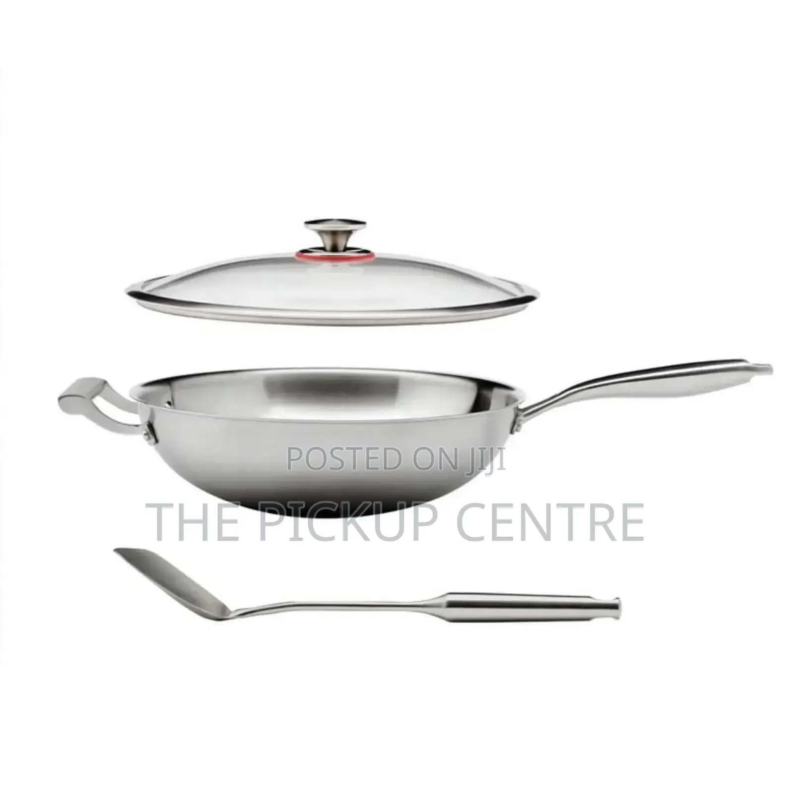 Miu Stainless Steel Try-Ply Clad 13inch/34cm" Wok