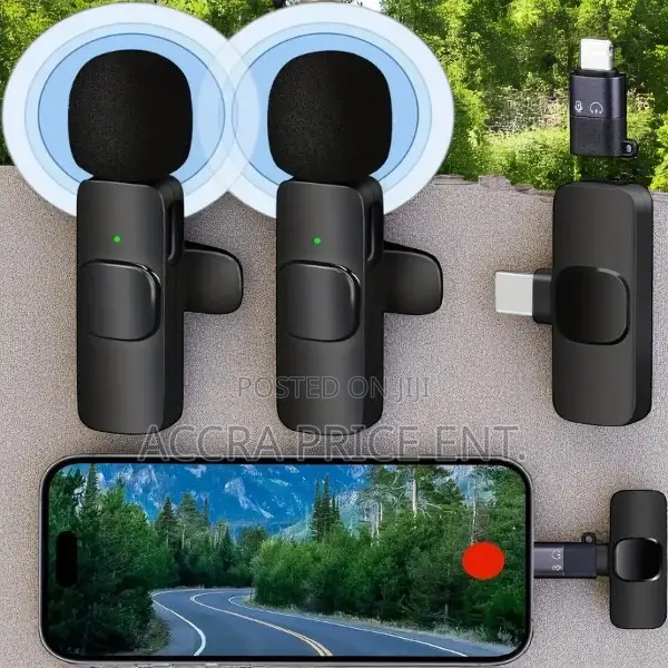iPhone Android Lavalier Microphone Audio Video Recording