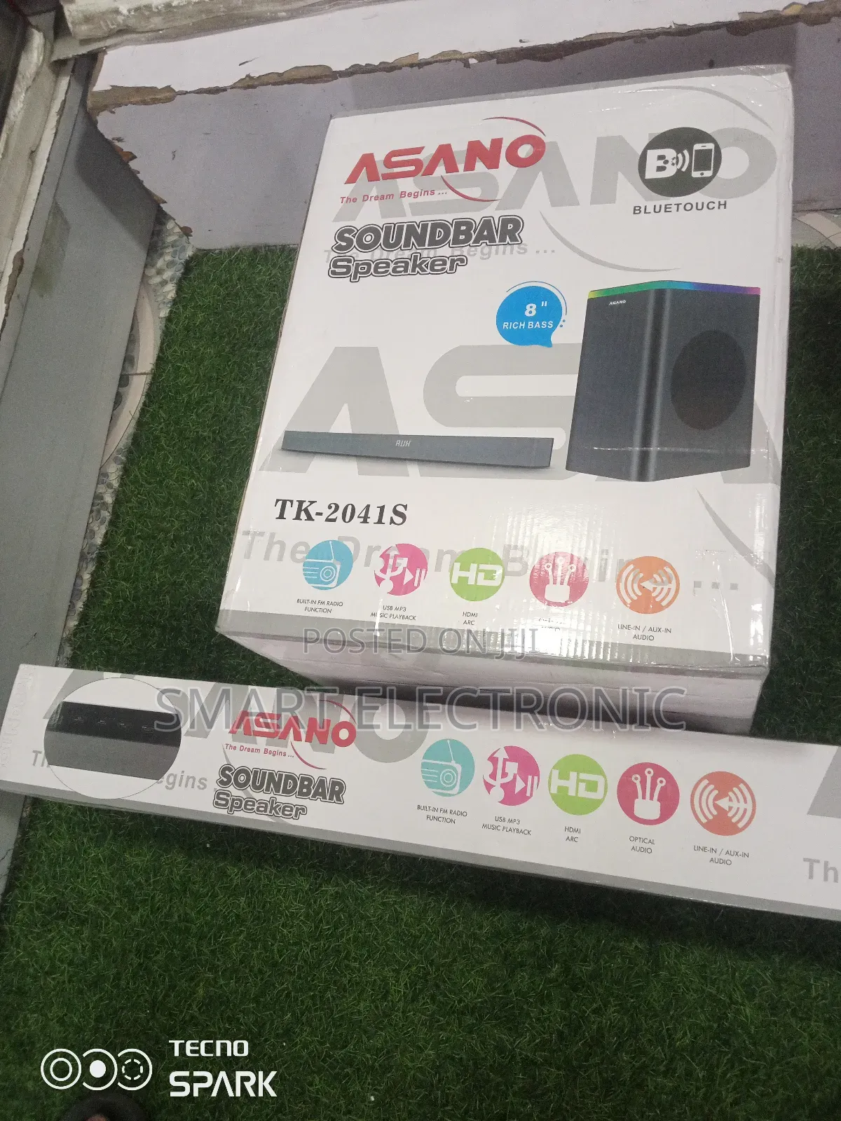 Asano Sound Bar System Bluetooth Speaker Asano Sound System