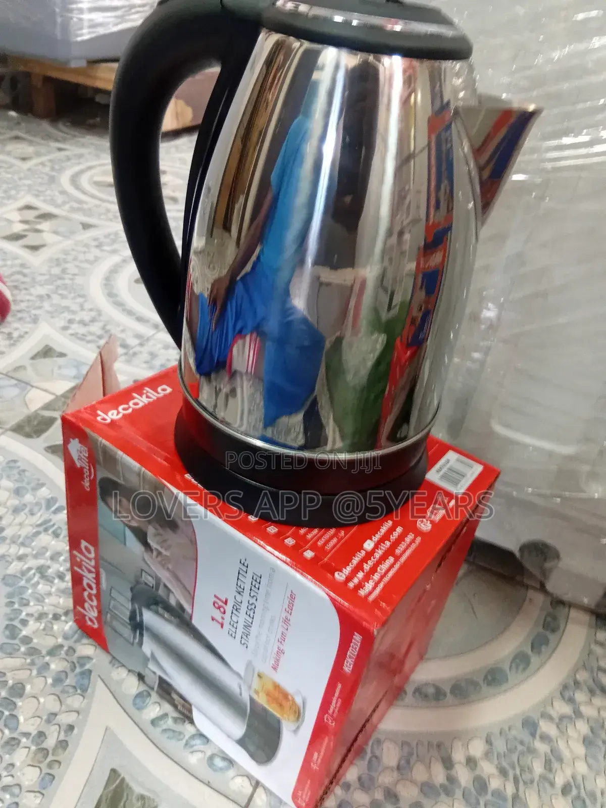 Empowering Decakila 1.8l Electric Kettle Stainless Steel