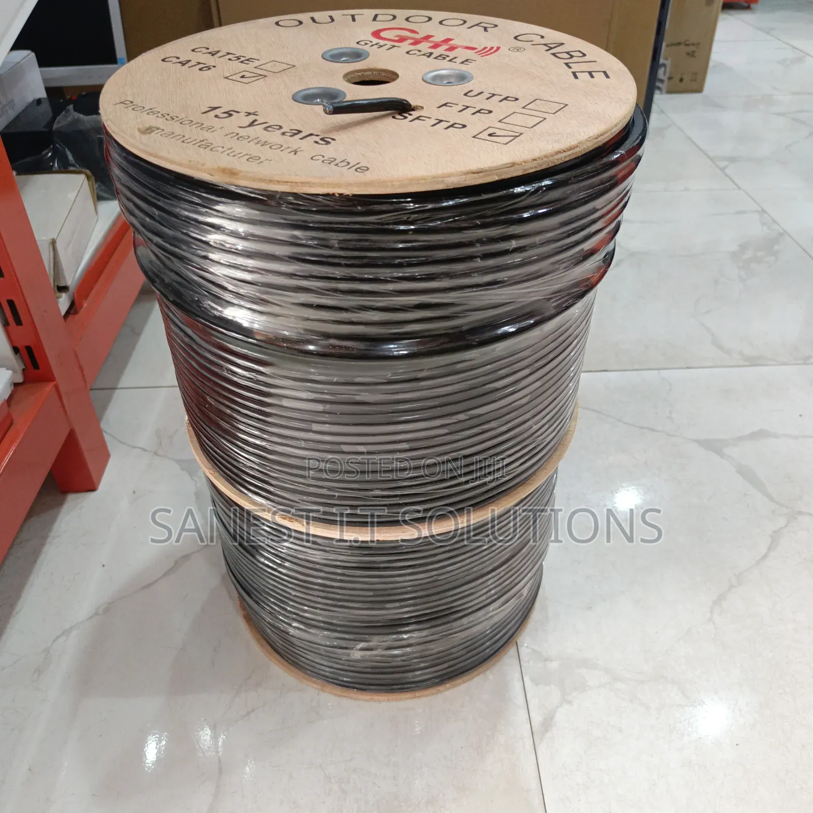 Outdoor SFTP Cat6 305m Cable 6e