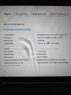 Laptop HP EliteBook 845 G10 16GB Intel Core I7 SSD 512GB