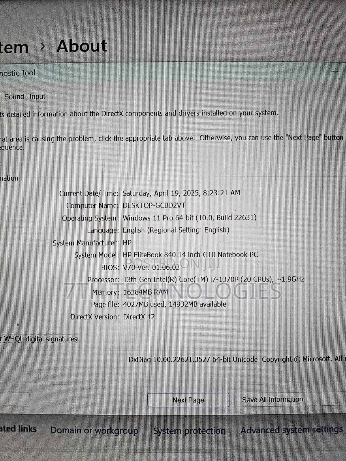 Laptop HP EliteBook 845 G10 16GB Intel Core I7 SSD 512GB