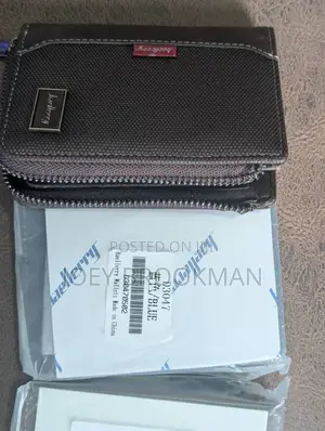 Baellerry Rfid Simple Simple Men Zipper Wallets Luxury Brand