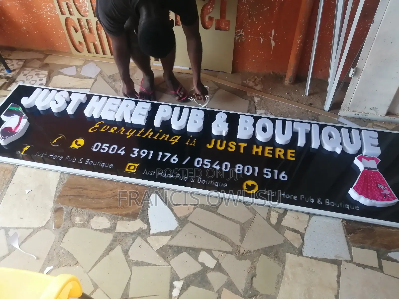 3d Sign Board