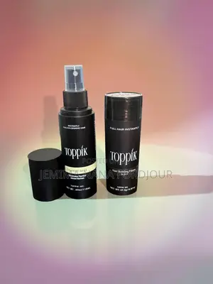 Toppik Hair Fiber Black 27.5g + Fiberhold Spray