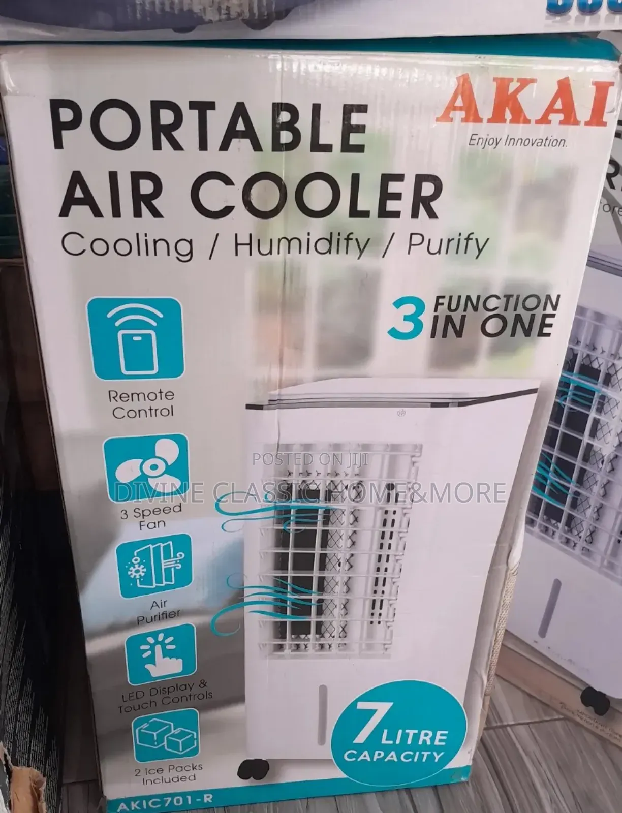 Akai 3in1 Portable Air Cooler (4lit)
