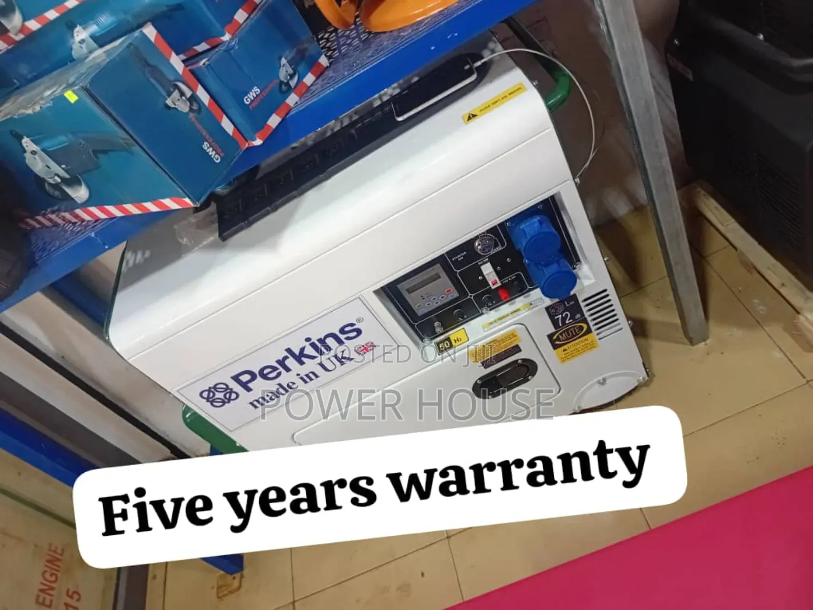Power Tech 15kva 16500watts Diesel Perkins Generator