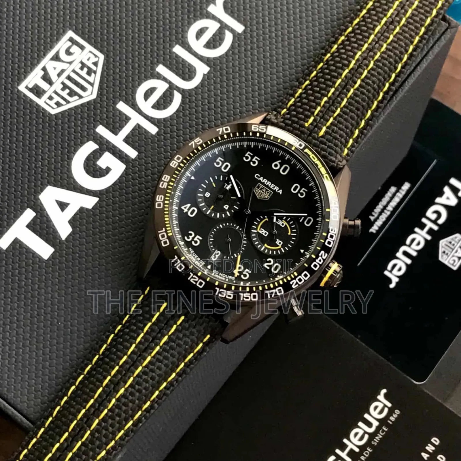 Tag Heuer Carrera Xporsche Yellow Racing Premium Men’S Watch