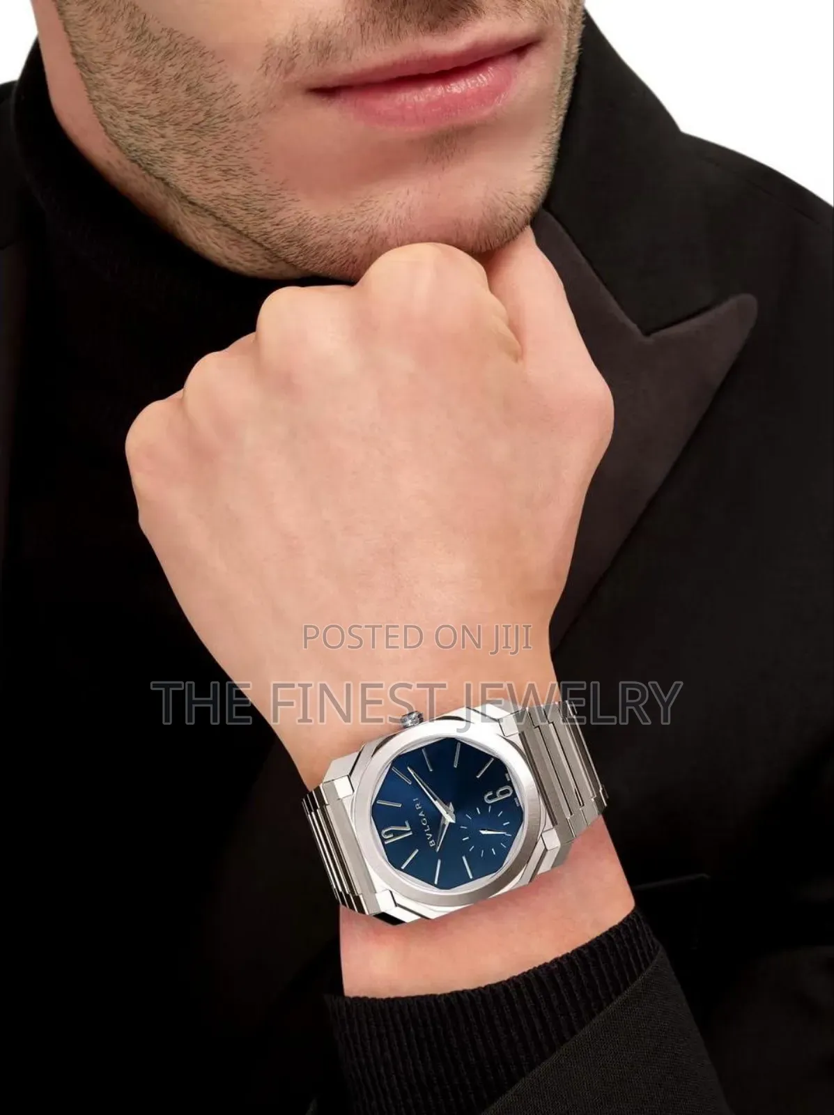 Bvlgari Octo Finissimo Silver Blue Men’S Watch