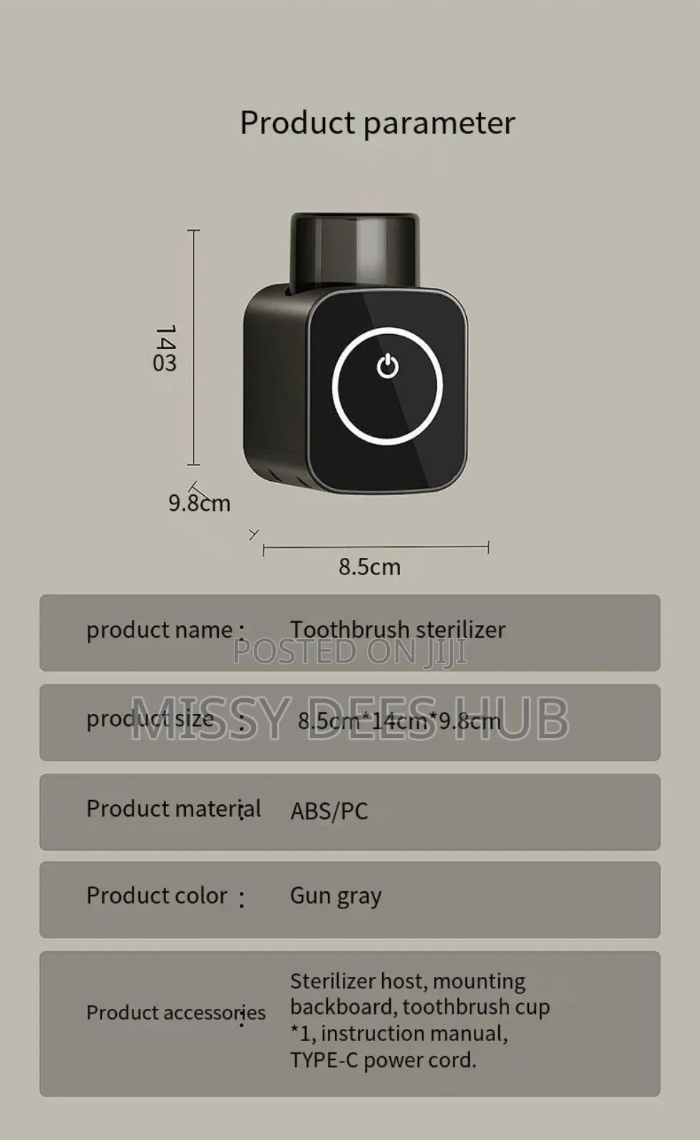 Mini Toothbrush Sterilizer
