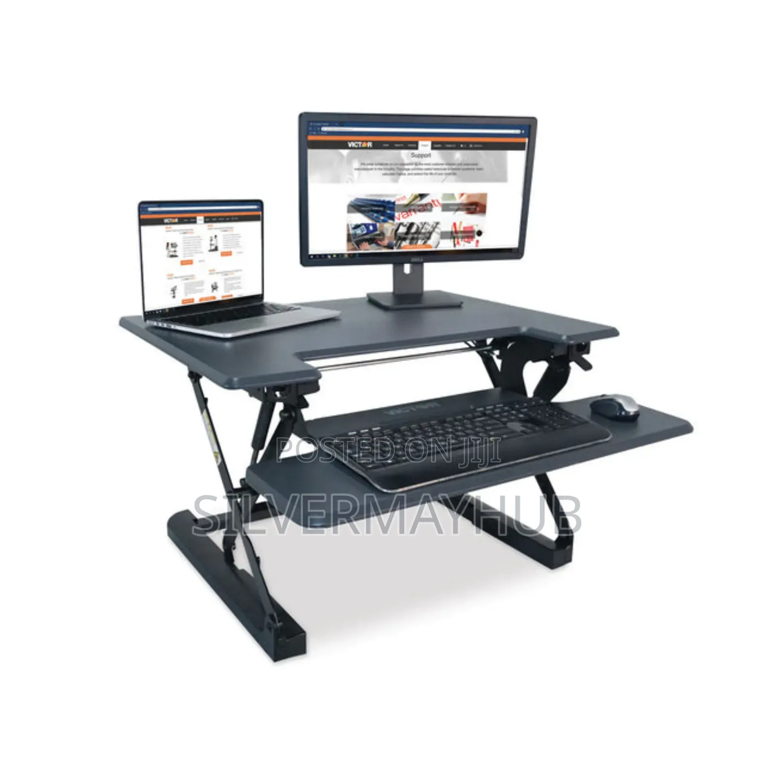 Height Adjustable Sit Stand Workstation Desk