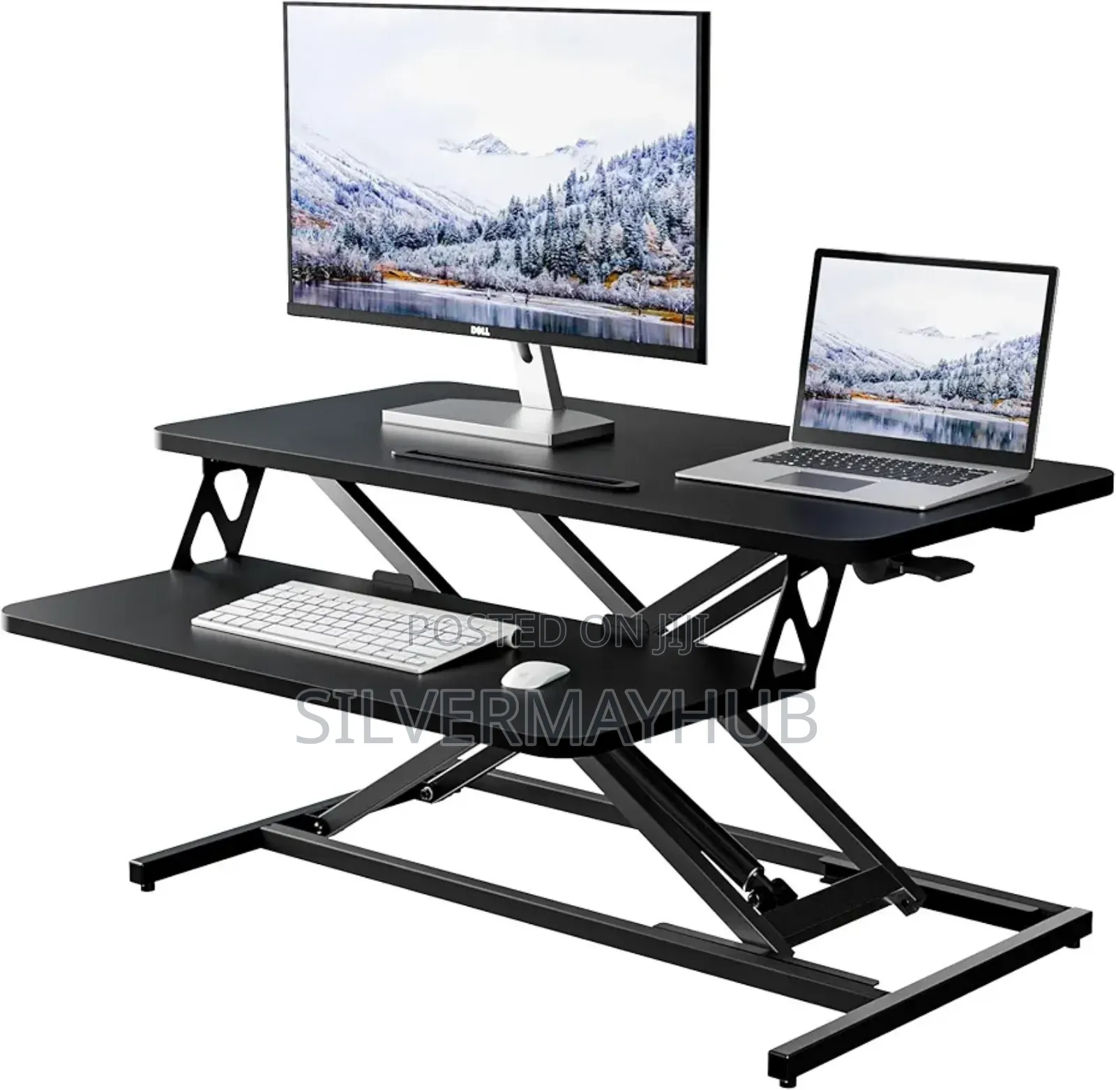 Height Adjustable Sit Stand Workstation Desk