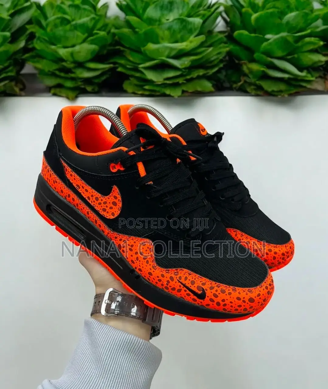 Nike Air Max 1 Black and Orange