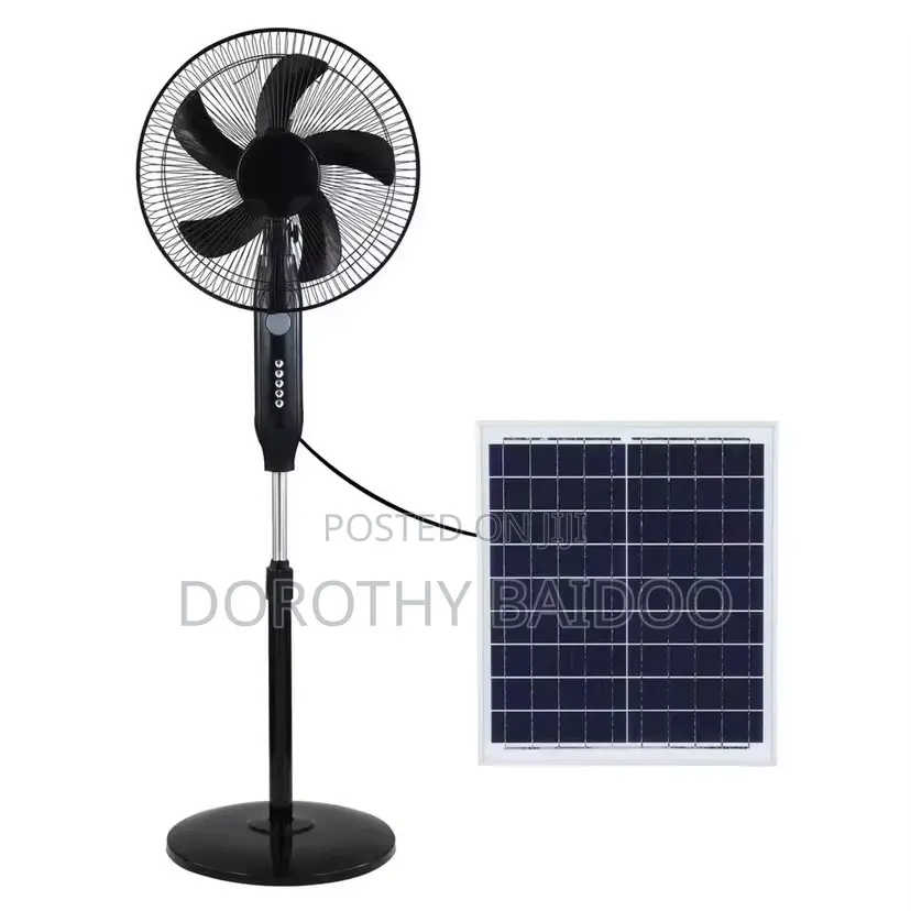Rechargeable Solar Fan