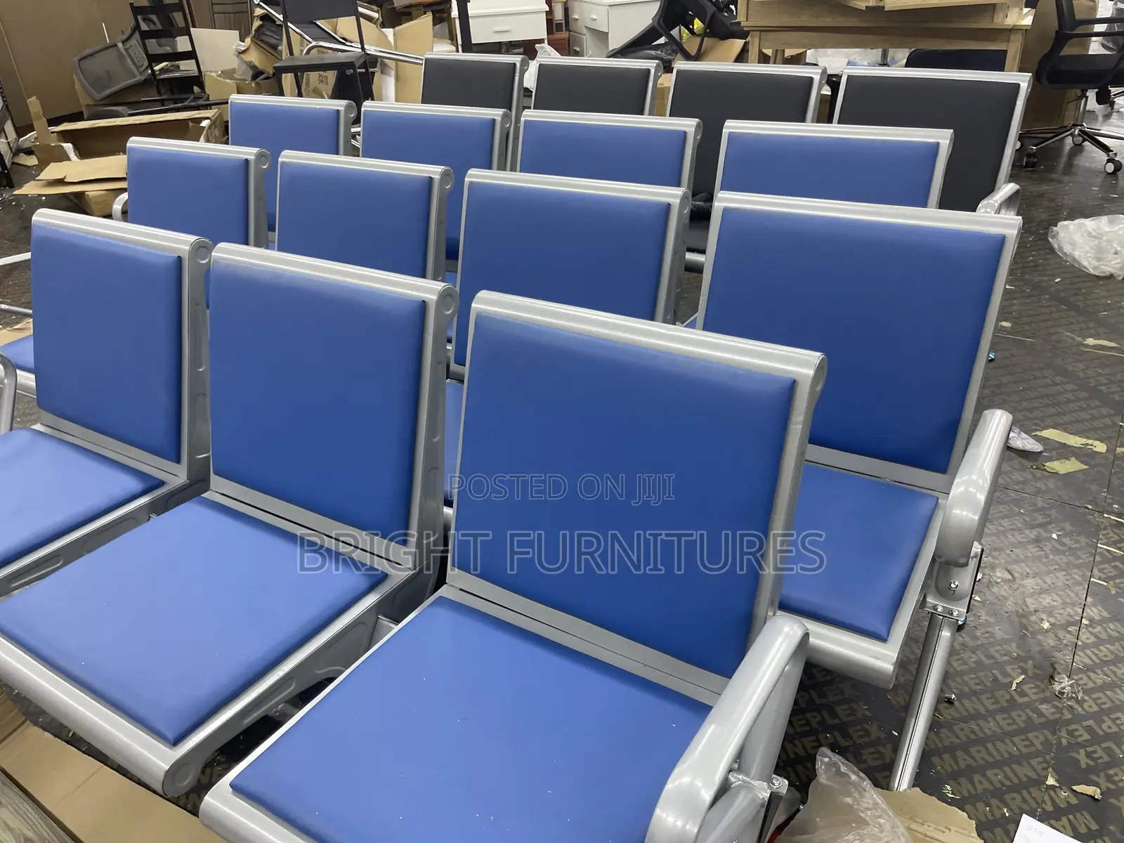 Quality Imported Metallic (4in1) Waiting Chair