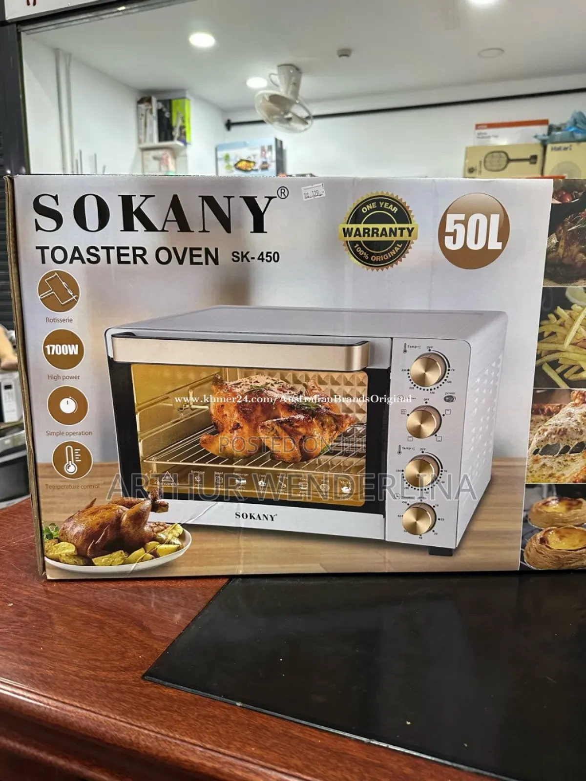 Sokany 50liters Toaster Oven