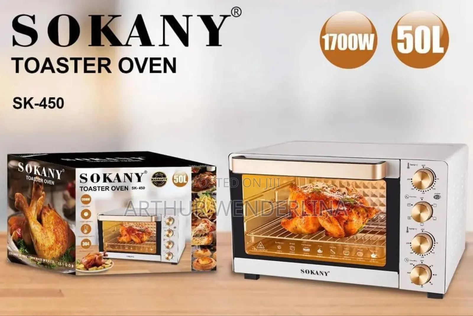 Sokany 50liters Toaster Oven