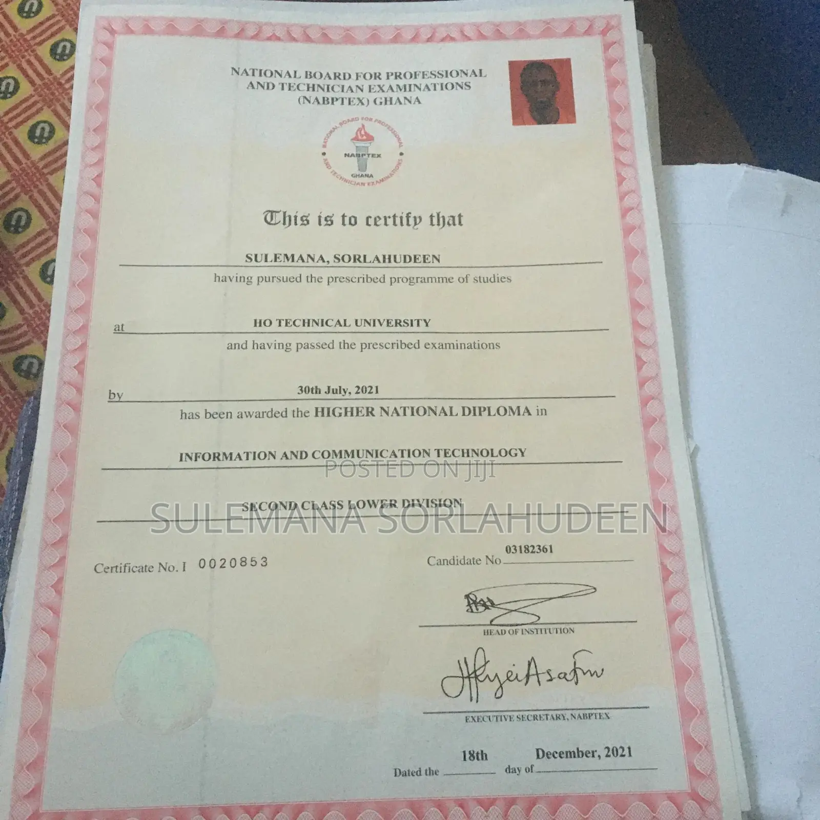 Information Communications Technology