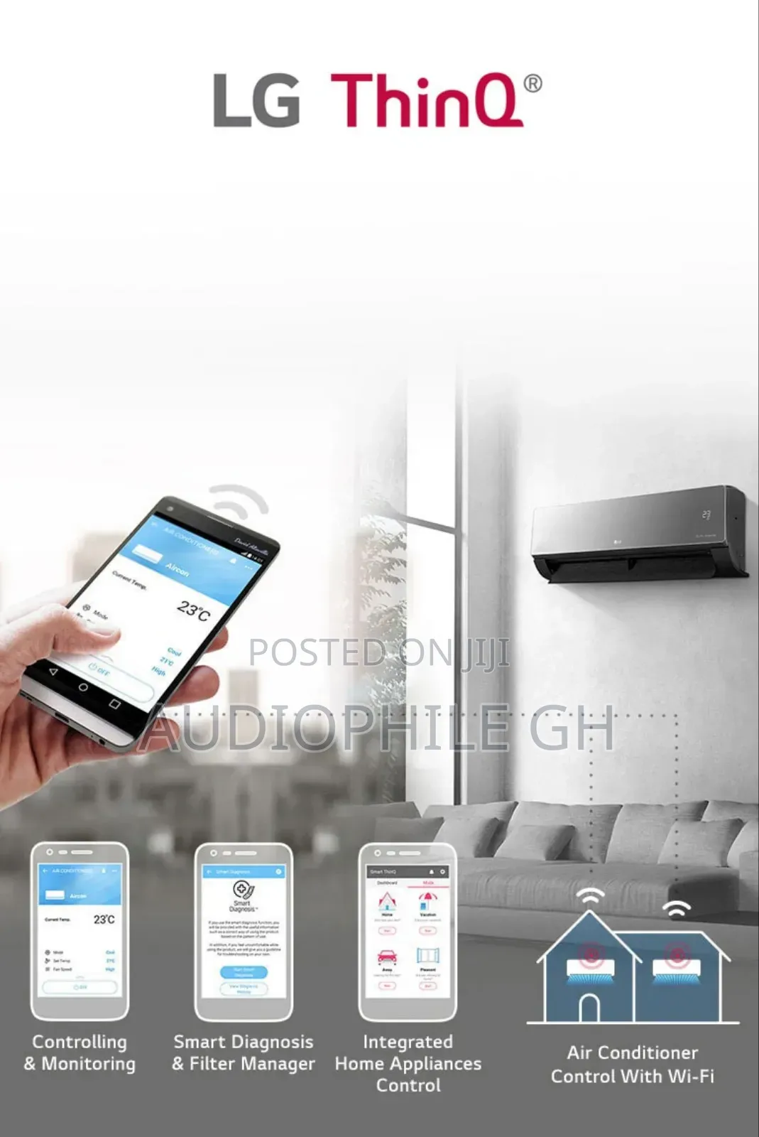 Lg Artcool 1.5 Hp Thinq, Stylish Design Air Conditioner