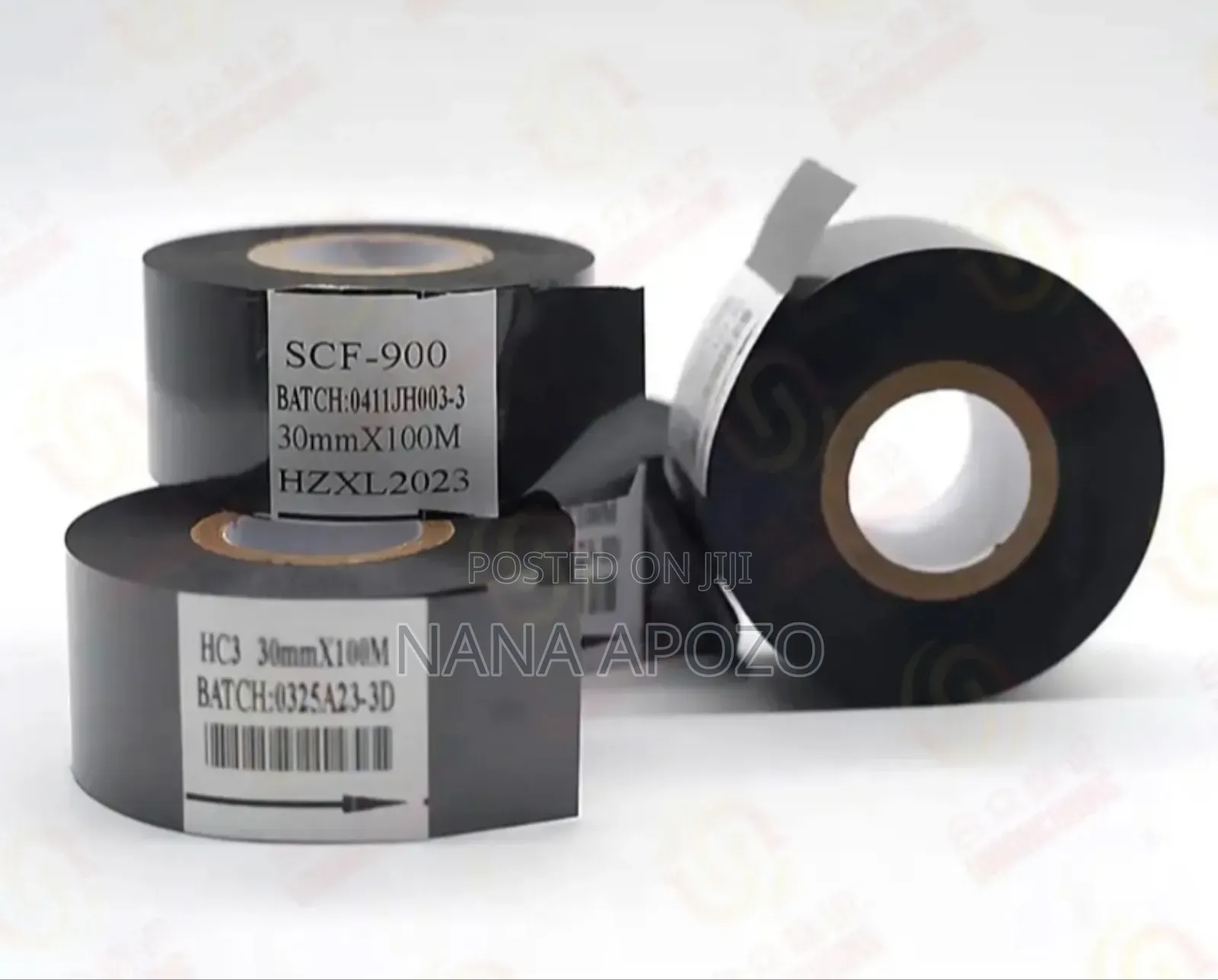 Hot Stamp Coding Ribbon for Expiry Date Printing 30mmx100m