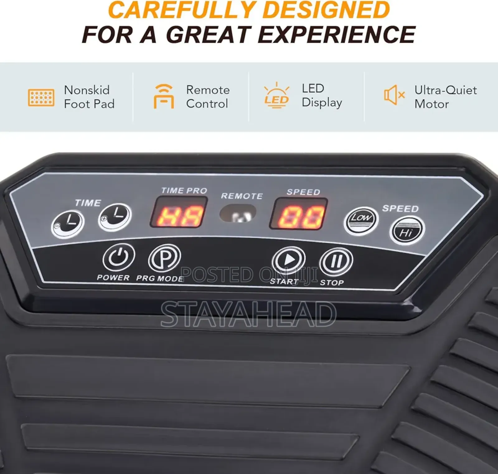 Squarevibro Maxi Vibration Plate | 99 Speed Levels