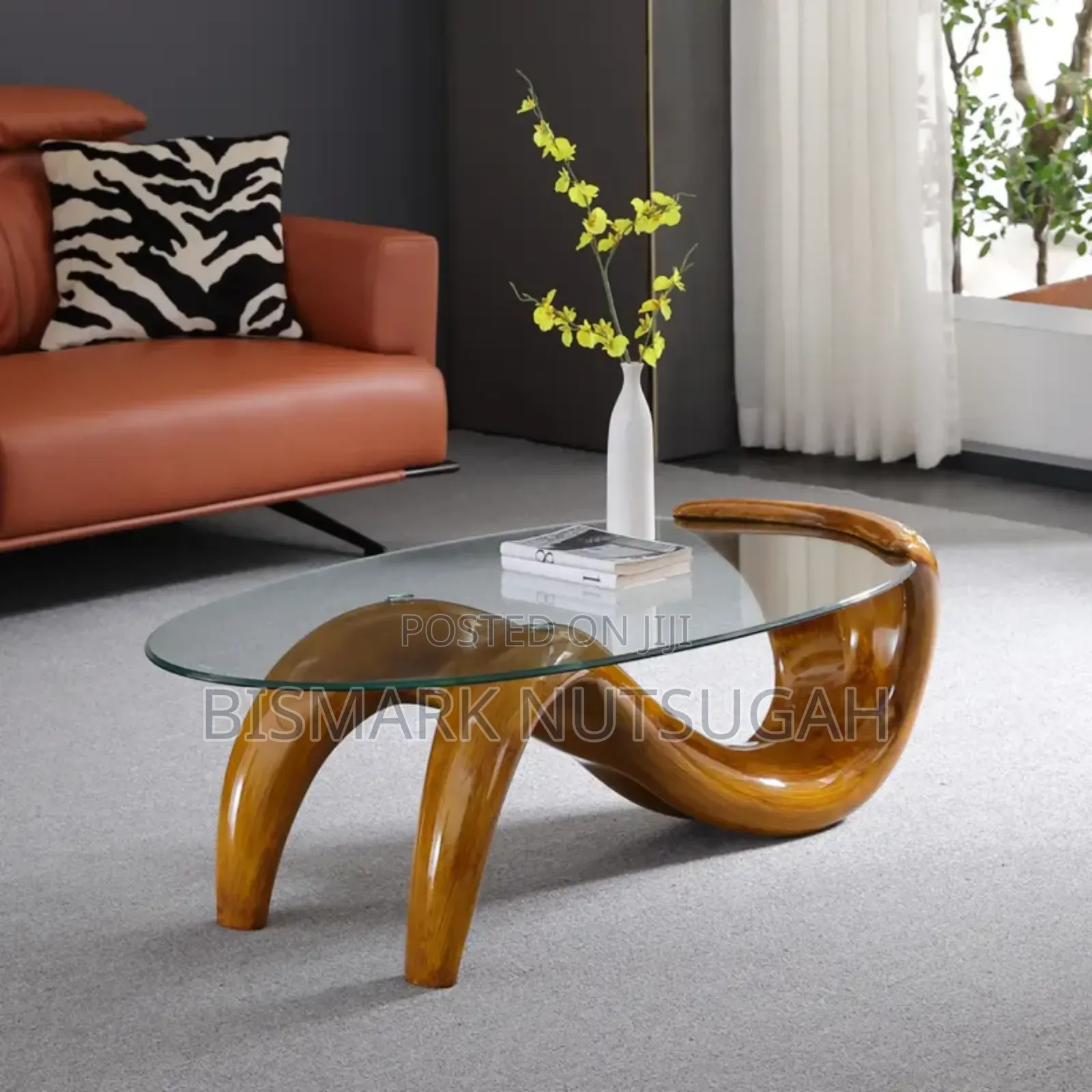 Luxury Glass Center Table for Sale