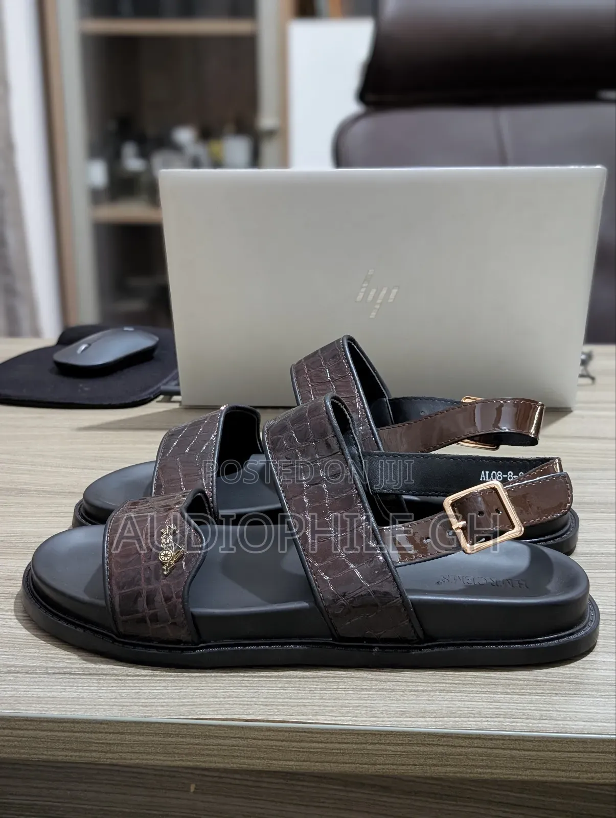Patent Leather Men's Sandals