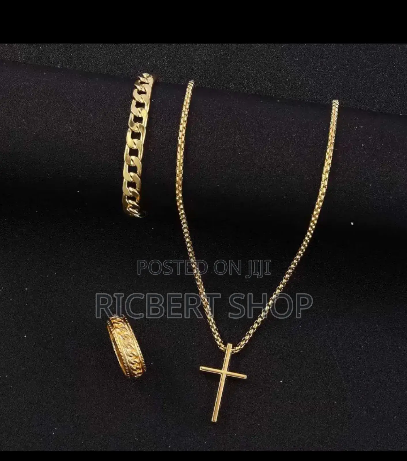 Chain, Ring and Bracelet Set