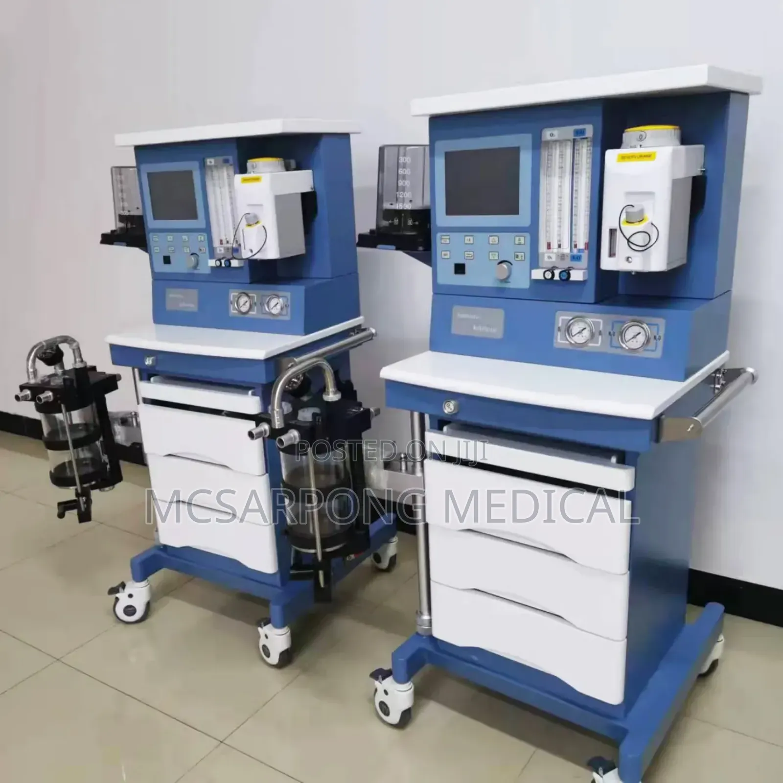 Anesthesia Machine With Two Vaporizer