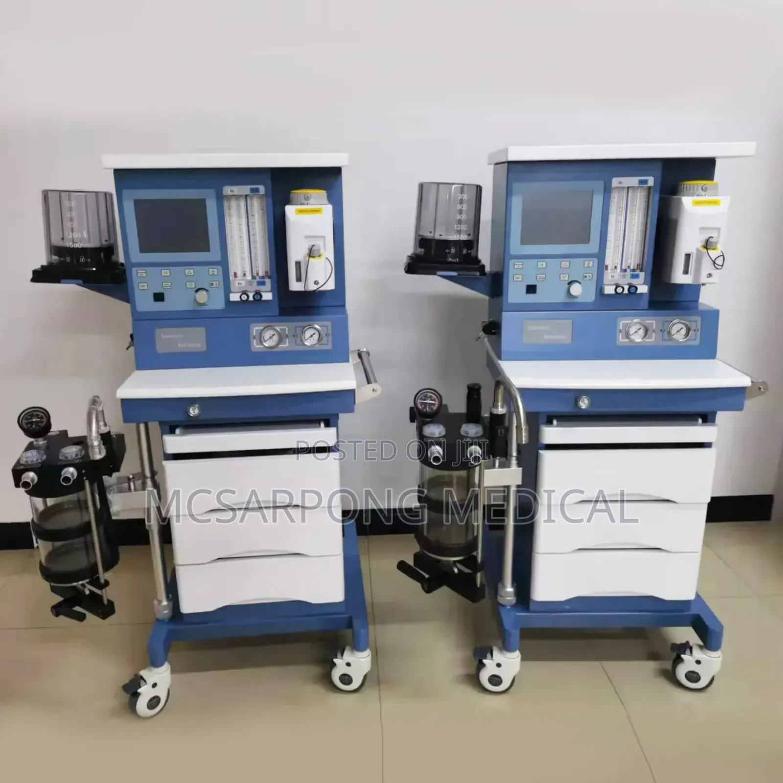 Anesthesia Machine With Two Vaporizer