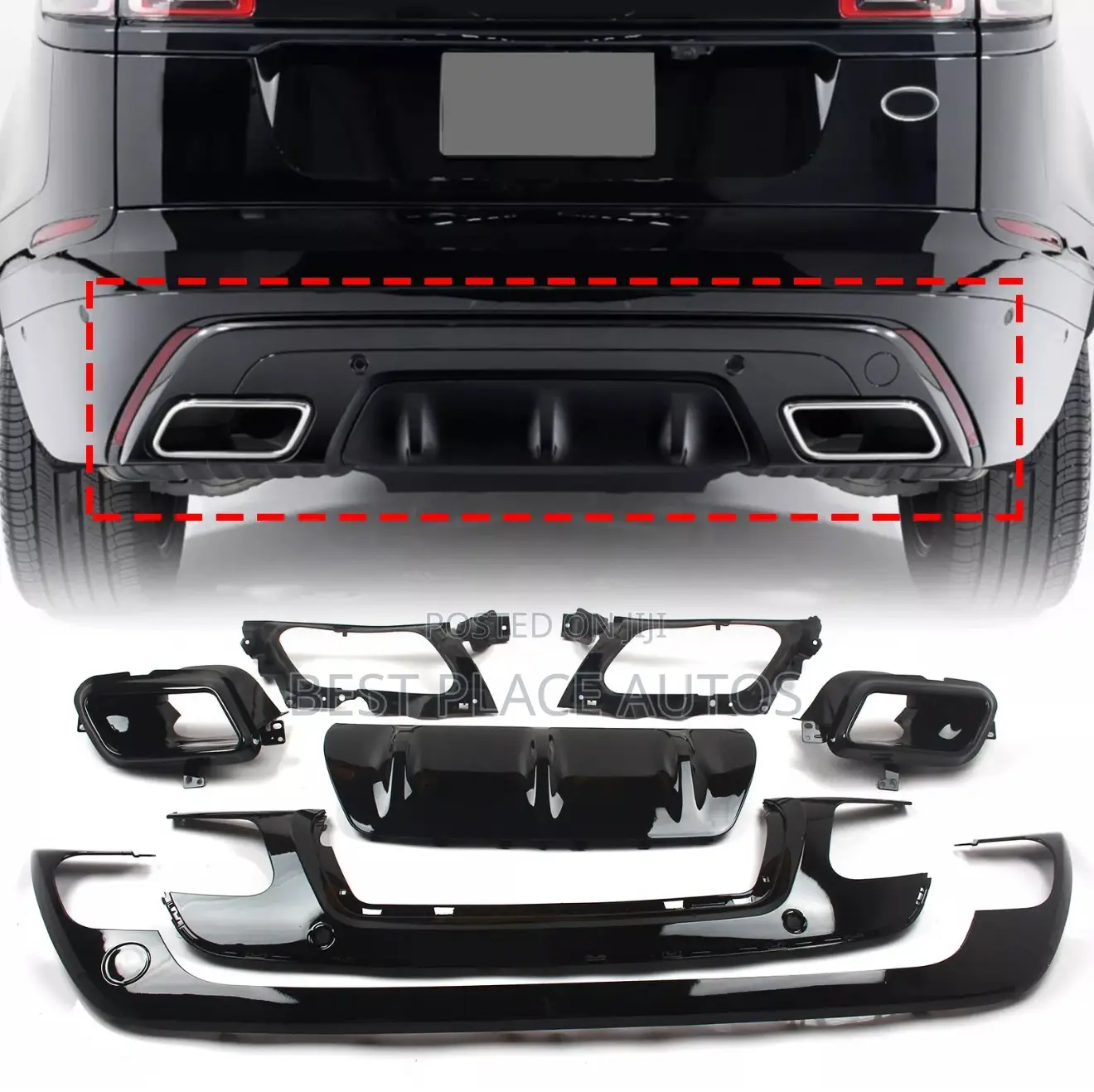 Range Rover Velar 2017-2020 Rear/ Back Bumper