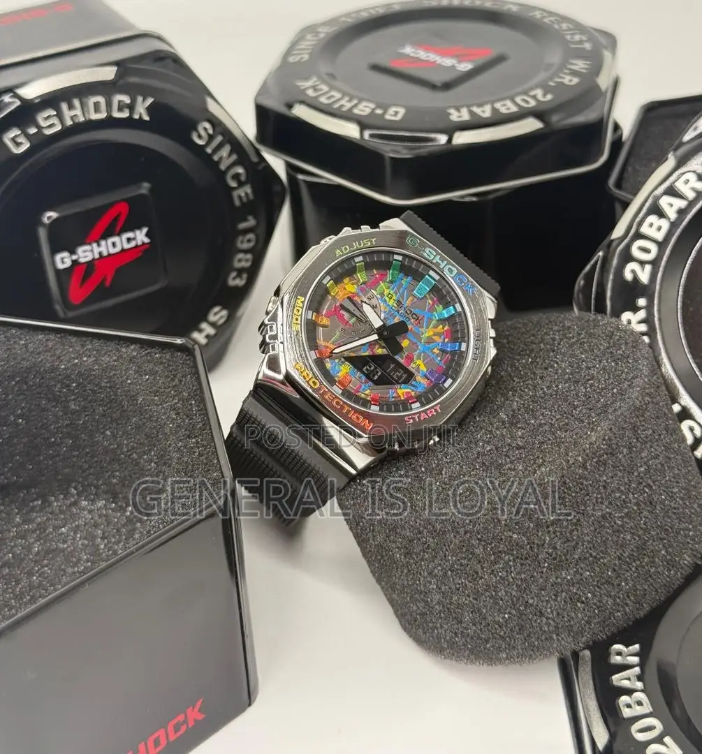 Casio G-Shock Black Dial Black Resin