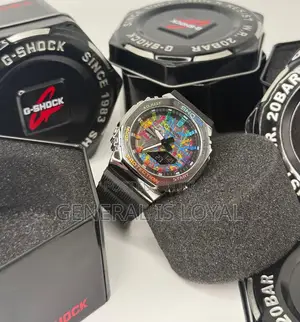 Casio G-Shock Black Dial Black Resin