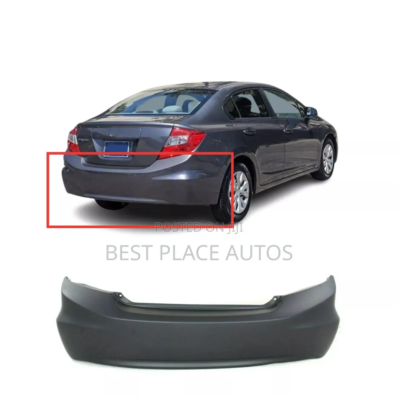 Honda Civic 2012 Rear/ Back Bumper