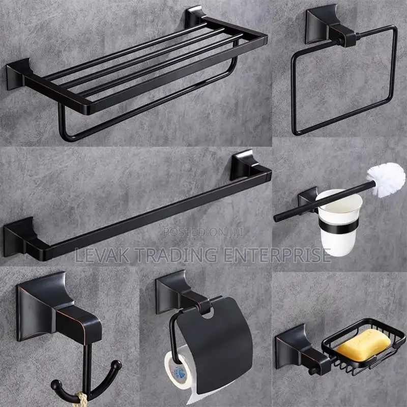 Toilet Roll Holder, Towel Hanger, Soap Holder