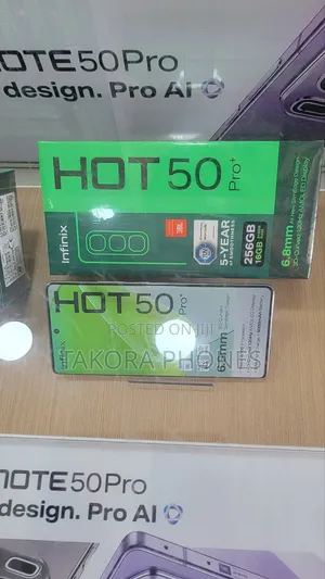 New Infinix Hot 50 Pro 256 GB Black