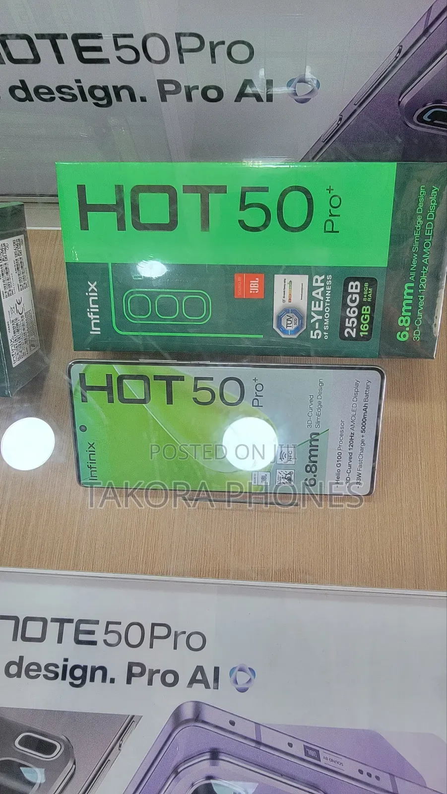 New Infinix Hot 50 Pro 256 GB Black