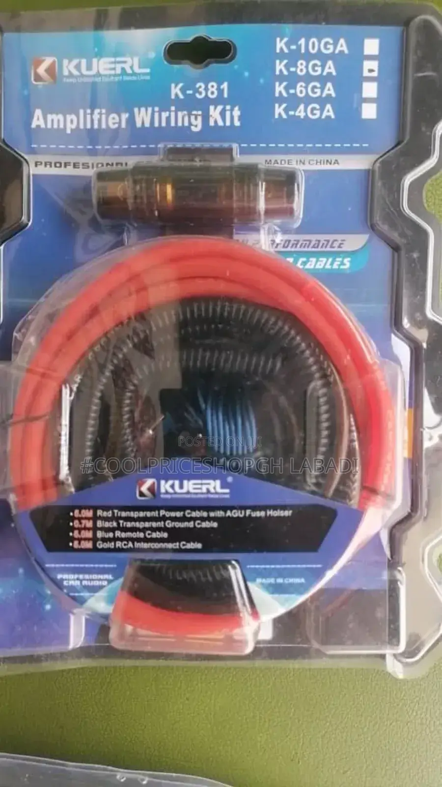 Car Amplifier Sound Cables